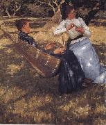 Henry Herbert La Thangue In the Orchard Germany oil painting artist